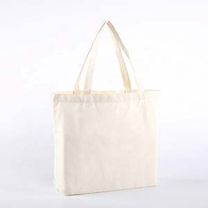 Tote Bag Bolsa de compras de algodón con logotipo impreso personalizado - Product Image 2