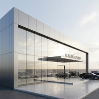 Panneau composite en aluminium architectural moderne (ACP) pour les murs extérieurs des hôtels, des bureaux et des bâtiments