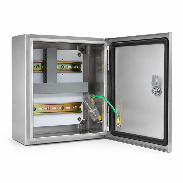 Custom Stainless Steel 304 316 Control Panels Industrial Galvanized Steel Enclosure Waterproof Electrical Junction Box