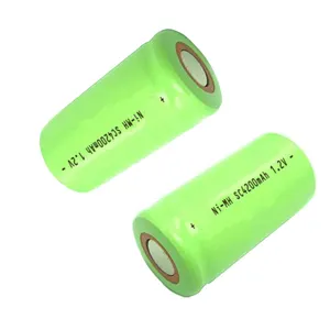 Rechargeable SC NiMh 1.2V 42000mAh 4600mAh 5000mAh Sub C Ni-MH Battery Cell