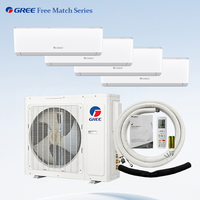 Climatiseur multi-split Gree 5 ports, 24000-42000 BTU, R32, 220V, Inverter, avec logo OEM pour les distributeurs, directement de l'usine
