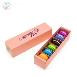 Giá bán buôn dùng một lần Macoron bánh bao bì Hộp ngăn kéo Cookie bao bì hộp giấy với biểu tượng tùy chỉnh - Product Image 1