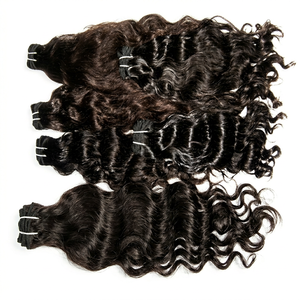 ผมแท้ REMI HAIR เกรด 12A ไม่หลุดร่วง ไม่ผ่านการแปรรูป ผมต่อแบบอินเดีย น้ำหนัก 100 กรัม จากทัมมิลนาฏ การถักทอผมบาซิลเลียนเวฟที่ดีที่สุด 100% - Product Image 1
