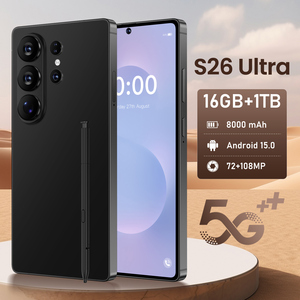 Smartphone S26 Ultra 5G débloqué, version mondiale, 16 Go + 1 To, double <span class=keywords><strong>SIM</strong></span>, appareil photo frontal 72 MP, batterie longue durée 8000 mAh, <span class=keywords><strong>Android</strong></span> 15 - Product Image 2