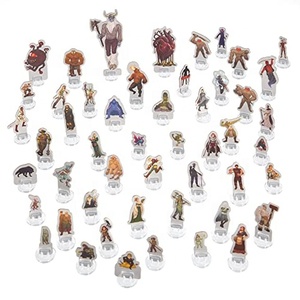 OEM ODM Standee en acrylique Stratagem 49, <span class=keywords><strong>jeu</strong></span> <span class=keywords><strong>de</strong></span> rôle <span class=keywords><strong>de</strong></span> table fantastique coloré illustré à la main, D&D The Deck of Many Friends - Product Image 4