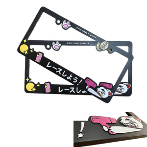 Venta directa de fábrica, marco de matrícula de coche de EE. UU., Marcos de matrícula de plástico, marco de matrícula de coche/cubierta de soporte - Product Image 1