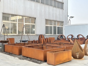 Macetero Elevado de Acero Corten para Exteriores, Jardinera Rectangular Grande de Acero Corten, Proveedor de Láminas de Acero Corten - Product Image 5