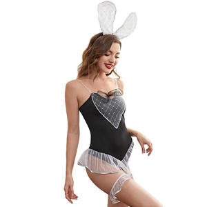 Supplier 2022 Hot Erotic Slutty Roleplay Cosplay Party Fancy Dress Festival Halloween Ladies Adult Women Sexy Bunny Costume