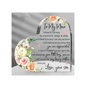 Adornos Decorativos Acrílicos en Forma <span class=keywords><strong>de</strong></span> Corazón como Regalos para el Día <span class=keywords><strong>de</strong></span> San Valentín, Día <span class=keywords><strong>de</strong></span> la Madre, Navidad, Pascua y Otros Festividades - Product Image 6