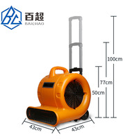Vente chaude Professionnel Scrubber Dryer Machine Industrielle Électrique Air Chaud et Froid Ventilateur De Sol Séchoir Commercial À Grande Vitesse
