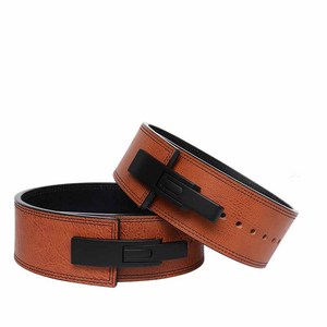 Cinturón de Levantamiento de Pesas 2026 con Logotipo Personalizado, Soporte Lumbar Transpirable e Impermeable, de Cuero, para Hombres y Mujeres - Product Image 1