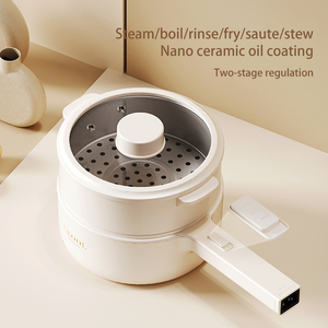 Marmite Électrique Multifonction Certifiée OEM avec <span class=keywords><strong>Cuiseur</strong></span> <span class=keywords><strong>Vapeur</strong></span> et Fonction Hotpot pour Frire, Saucir et Cuire à la <span class=keywords><strong>Vapeur</strong></span> - Product Image 4