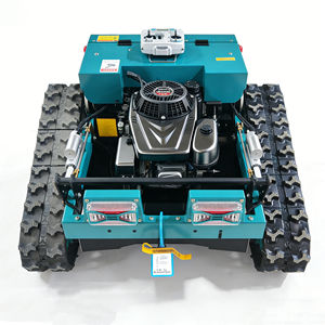 หุ่นยนต์ตัดหญ้าอเนกประสงค์แบบติดตั้งบนแทร็ก พร้อมที่ตัดหิมะและรีโมทคอนโทรล เหมาะสำหรับสนามหญ้าในสวนและพื้นที่ที่รกพืช - Product Image 4