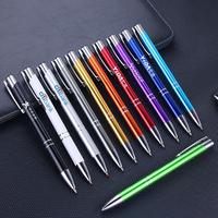 Cadeau d'affaires promotionnel de luxe stylo à bille en aluminium avec logo personnalisé marqueurs en plastique et stylos à bille