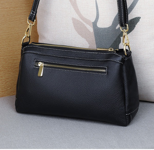 Sac à bandoulière en cuir véritable, sacs à main de luxe pour femmes, sacs fourre-tout en cuir de vachette de haute qualité, nouveaux sacs messager pour femmes - Product Image 5