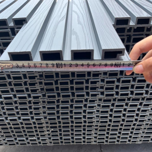 Revestimiento de Pared Compuesto de WPC para Exteriores, Resistente al Fuego e Impermeable, con Revestimiento de Listones - Product Image 2