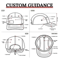Gorra Deportiva de 5 Paneles Personalizada, Fabricada con Telas Mejoradas, Duraderas y Ligeras de Nailon, para Atletismo y Actividades Deportivas, Servicio OEM ODM