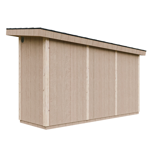 Timbela ที่เก็บของนอกบ้านไม้2ชั้นคุณภาพ M902พรีเมี่ยม4.34m ² กระเบื้องบิทูมินัสประกอบง่าย239 H x 161 W x 412 D