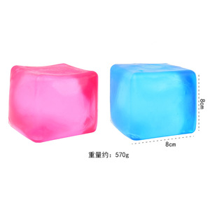Cube de maltose à rebond lent très perméable, jouet de décompression à pincer, grand cube de glace, vente chaude - Product Image 4