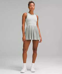 Guangzhou China Women's <strong>Clothing</strong> <strong>Manufacturer</strong> <strong>Small</strong> <strong>Quantity</strong> <strong>Clothing</strong> <strong>Manufacturer</strong> Varsity Scoop-Neck Linerless Tennis Dress - Product Image 6