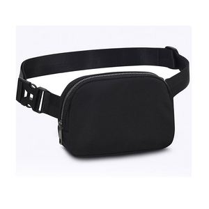 Sac bandoulière et sac banane noir à sublimation avec sangle réglable, Cadeaux de remise de diplôme - Product Image 2