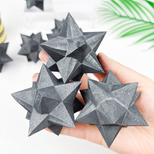 Tinh thần sản phẩm tinh thể chữa bệnh đá khắc shungite merkaba sao cho Thiền - Product Image 2