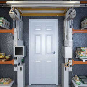 Puerta resistente al fuego de acero de 6 paneles con marco de metal con UL /WH <span class=keywords><strong>Laber</strong></span> con 90 minutos - Product Image 4