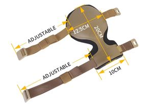 Juego RTS de 2 piezas, rodilleras y <span class=keywords><strong>coderas</strong></span> tácticas ecológicas, equipo de protección para <span class=keywords><strong>patinaje</strong></span> sobre ruedas, escalada de montaña, deportes de ciclismo - Product Image 2