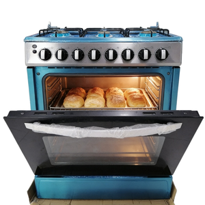 Cuisinière à gaz professionnelle à 6 brûleurs avec four et grill pour équipement de cuisine de restaurant - Product Image 6