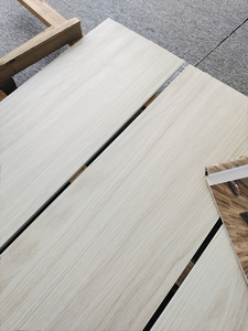 Carreaux de sol en porcelaine rustiques effet <span class=keywords><strong>bois</strong></span> moderne 200x1000, <span class=keywords><strong>blanc</strong></span> crème, toucher naturel, surface mate, antidérapants, isolation thermique, pour intérieur - Product Image 3
