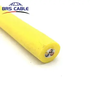3 Core 2MM Waterproof Power wire+Single Mode Fibre Optic buoyancy cable