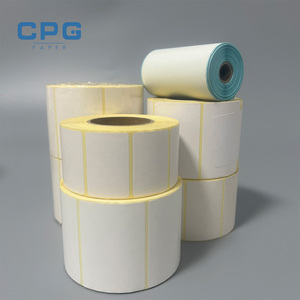 Custom Wholesale 4*6 White Thermal Transfer Label Roll 100X150mm Barcode Label Sticker Thermal Shipping Labels <b>Paper</b> - Product Image 1