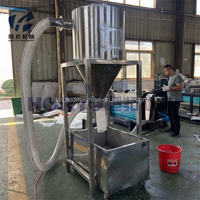 HONTO HT--90 Machine de recyclage de plastique haute capacité à technologie de pointe avec refroidissement par air pour film à bulles usagé et film étirable usagé