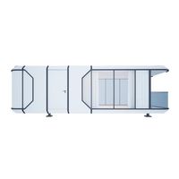 Maison Capsule Spatiale Hôtelière Européenne 3 Chambres avec Fenêtres, Construction à Panneaux Sandwich, Installation Rapide, Design Moderne