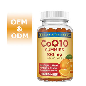 Private Label CoQ10 Gummies Manufacturer - GMP Certified 100mg Women's Health Supplements - Low MOQ OEM Health Gummies for Heart - Product Image 1