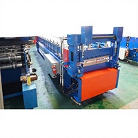 Machine de formage automatique de tuiles en acier FSM avec commande PLC, moteur, boîte de vitesses et rouleaux pour panneaux de toiture en acier coloré