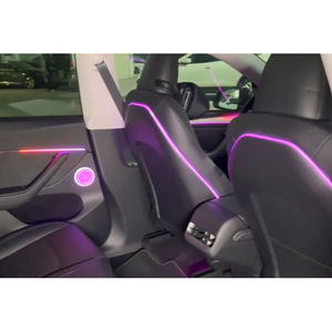 Luz Ambiental de 64 Colores para Tesla Model Y 2023-2024, Iluminación LED Interior, Cubierta de Altavoz Tweeter, Accesorios de Actualización - Product Image 6