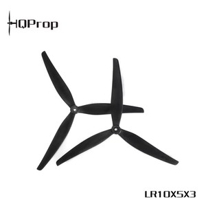 Hélices HQPROP 10X5X3 de 10 Pulgadas, 3 Aspas, Negras, Reforzadas con Nylon y Carbono, Piezas DIY para Drones FPV de Largo Alcance y Cinelifter (1CW+1CCW) - Product Image 6