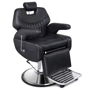 Silla de Barbero Negra Clásica Moderna y Sencilla, Bomba Hidráulica, Silla de Peluquería Reclinable de Lujo, Venta al por Mayor <span class=keywords><strong>para</strong></span> Barberías, Duradera - Product Image 6