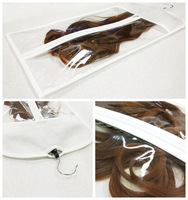 Extension Packaging Bags Wig Garment Storage Bag for Hair With Wooden Hanger Hair Bag