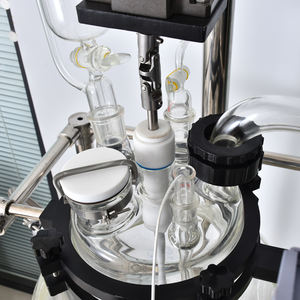 Recipiente de Vidrio Borosilicato de 50 Litros para <span class=keywords><strong>Laboratorio</strong></span> Químico, Tanque de Mezcla al Vacío de 50L con Agitación y <span class=keywords><strong>Calentador</strong></span> - Product Image 2