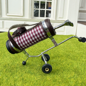 Nouveauté, ensemble <span class=keywords><strong>de</strong></span> golf miniature Elf pour <span class=keywords><strong>maison</strong></span> <span class=keywords><strong>de</strong></span> poupée DIY, chariot <span class=keywords><strong>de</strong></span> <span class=keywords><strong>club</strong></span> avec boule, modèle en métal, décoration <span class=keywords><strong>de</strong></span> <span class=keywords><strong>jouet</strong></span> - Product Image 4