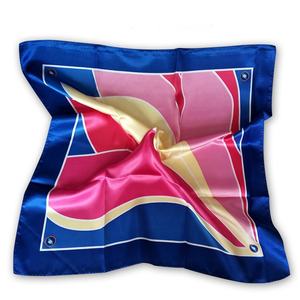 Collection d'automne uniforme classique hôtesse cou cravate écharpe compagnie aérienne hôtesse de l'air carré et Style imprimé en matériau soyeux - Product Image 4