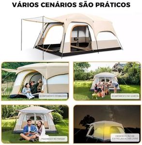 <span class=keywords><strong>Tenda</strong></span> di <span class=keywords><strong>campeggio</strong></span> della famiglia di 8-10 persone con la grande <span class=keywords><strong>Veranda</strong></span> 2 camere <span class=keywords><strong>da</strong></span> letto 1 tessuto impermeabile di Oxford del salone #39; <span class=keywords><strong>Tenda</strong></span> della famiglia impermeabile # - Product Image 4