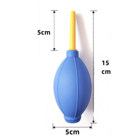 Souffleur d'air en silicone pour appareil photo, ampoule soufflante multicolore pour le nettoyage des objectifs d'appareil photo et des instruments de laboratoire