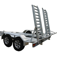 3.5t Plant Trailer galvanisé à chaud Mini Excavator/ Bobcat Trailer