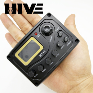 Pastilla para Guitarra Acústica HIVE ALT-3 con Ecualizador de 3 Etapas, Ajuste Balanceado, Doble Preset <span class=keywords><strong>y</strong></span> Afinador LCD de Cristal Líquido - Product Image 4