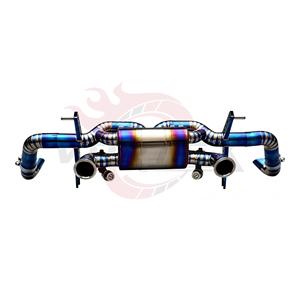 ท่อไอเสียวาล์วไทเทเนียมสีน้ำเงิน Vortex Direct Fit สำหรับ Audi R8 V10 5.2L ปี 2024 ขายส่งจากโรงงาน ผู้ผลิตชุดแต่งเพิ่มสมรรถนะ - Product Image 4