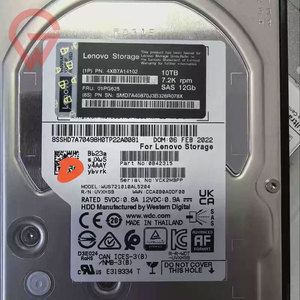 4XB7A14102 ฮาร์ดดิสก์ 10TB 7.2K 3.5 นิ้ว SATA 6Gbps แคช 256MB LFF HDD 2U12 แบบ Hot-Swap สำหรับ ThinkSystem DE Series IT เซิร์ฟเวอร์ศูนย์ข้อมูลขนาดใหญ่ - Product Image 3