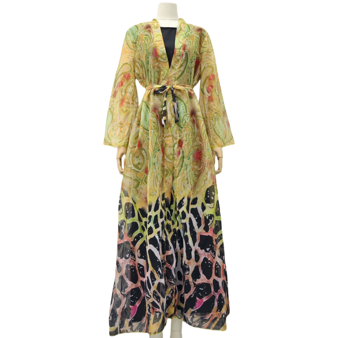 Chiffon Kimono Dresses Elegant Muslim Fashion Style